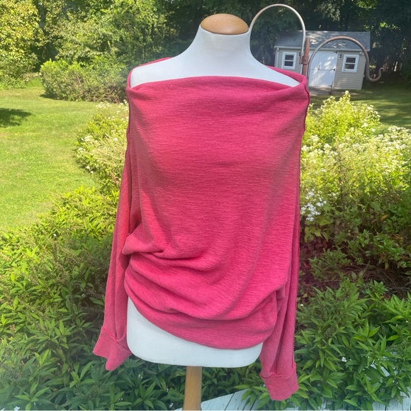Free People Pink Slouchy Sweater - Picture 1 of 4
